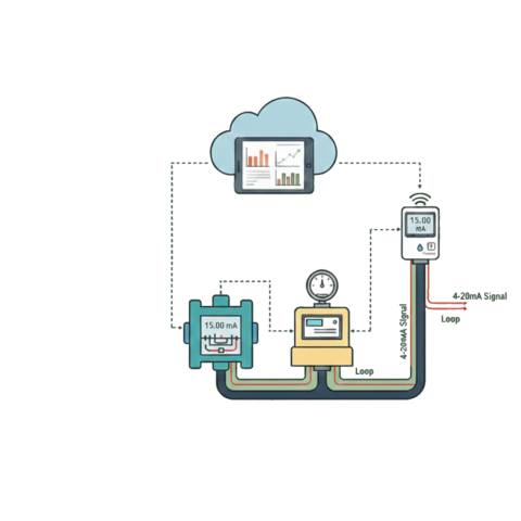 Illustration of a refrigerator unit