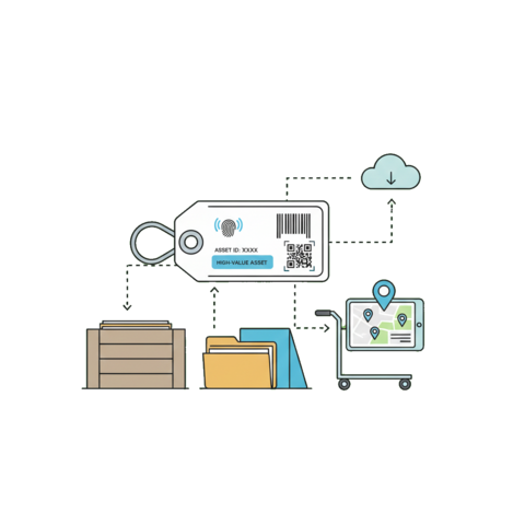 Illustration of a refrigerator unit